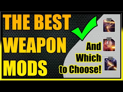 Outriders | THE BEST WEAPON MODS! And When to Choose Them!