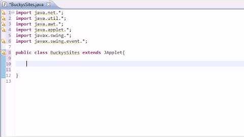 Intermediate Java Tutorial - 29 - Making a Simple Networking Applet