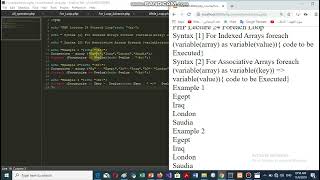 PHP Lecture 24 Foreach Loop