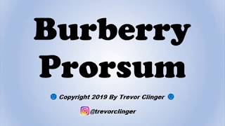 internettet egetræ Ofte talt solved】How to pronounce burberry - How.co