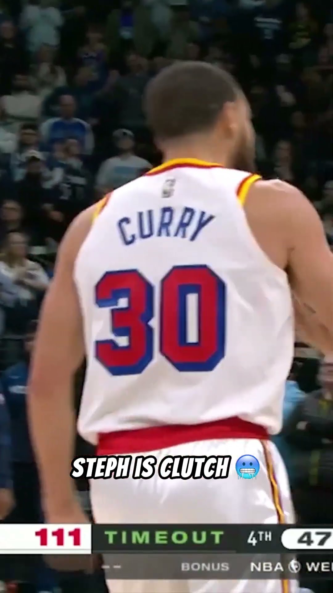 Chef Curry coming through in the clutch ?