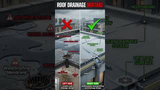 Roof Drainage Mistake 🌧️ | Wrong vs Right #shorts