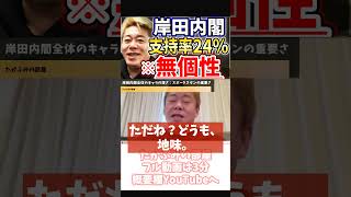 [ホリエモン] 安倍・菅・岸田内閣の違いと政権内支持率【フル動画は概要欄へ】岸田文雄　岸田内閣　内閣支持率　世論調査　支持率24％