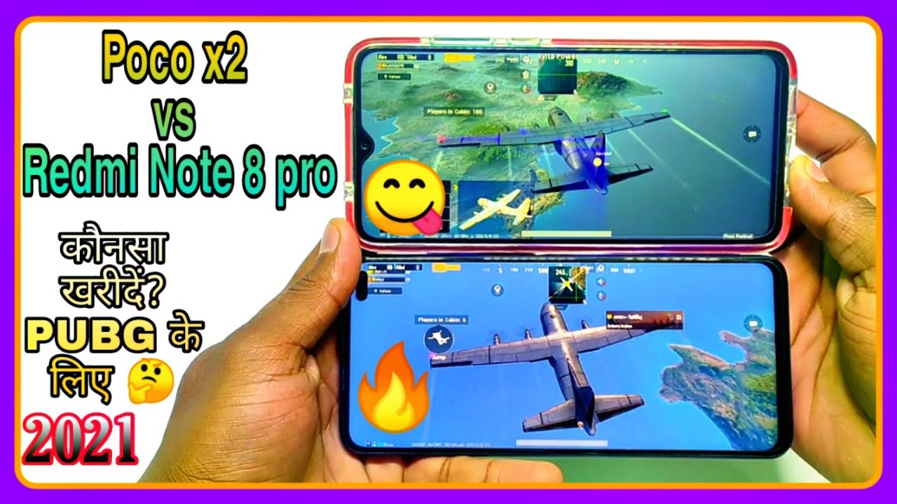Redmi Note 8 pro Vs Poco x2 Pubg Comparison After Update In 2020 || Poco x2 vs Redmi Note 8 pro Pubg