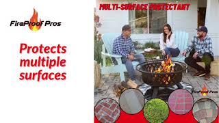 FireProof Pros Fire pit mat for under firepit