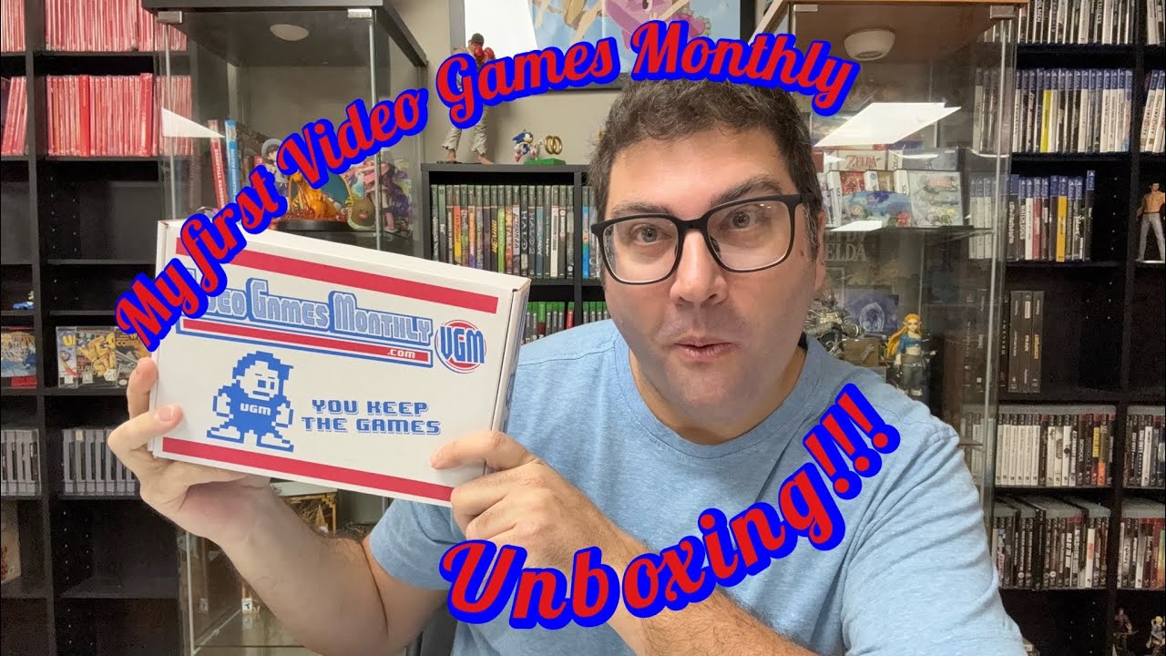 Video games monthly unboxing. I’ve joined the dark side.