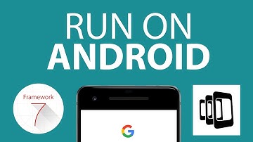 Run a Framework7 app on Android with PhoneGap/Cordova