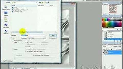 how to make satin silk with photoshop