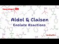 Aldol and Claisen Enolate Reactions (Live Recording) Organic Chemistry Review & Practice Session