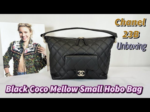 Chanel Chanel 23B Black Coco Mellow Small Hobo Bag. #chanelbag 