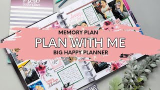 MEMORY PLAN WITH ME- BIG HAPPY PLANNER- January 9th-15th