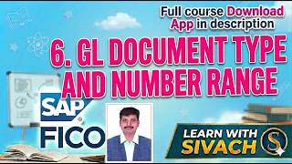 6. GL Document type and Number Range