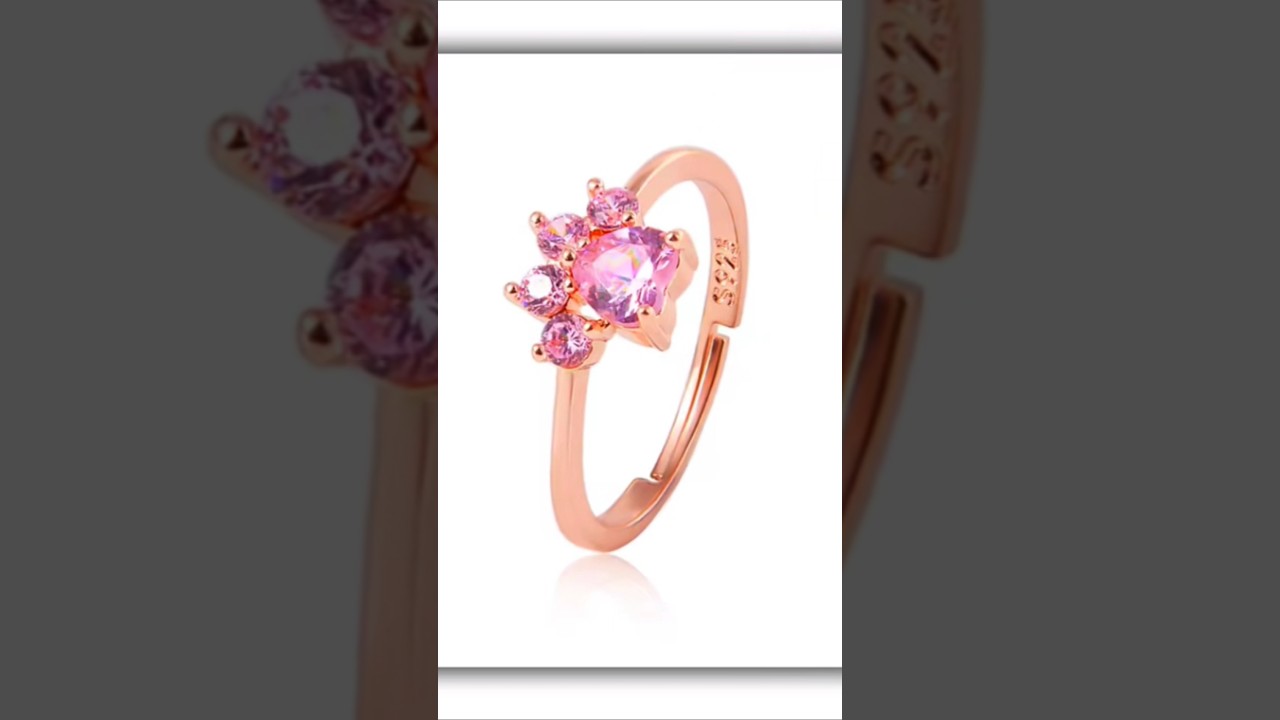 925 Sterling Silver Adjustable Beautiful Finger Ring For Women ❤️