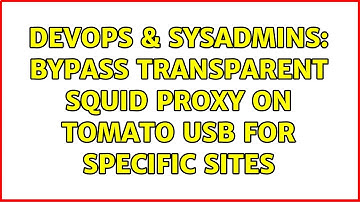 DevOps & SysAdmins: Bypass transparent Squid proxy on Tomato USB for specific sites (2 Solutions!!)
