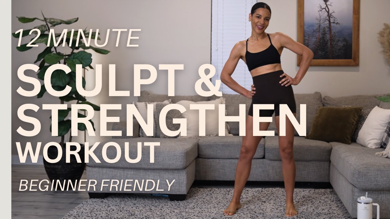 12-Minute Full Body Strength Workout (No Equipment, Low Impact)