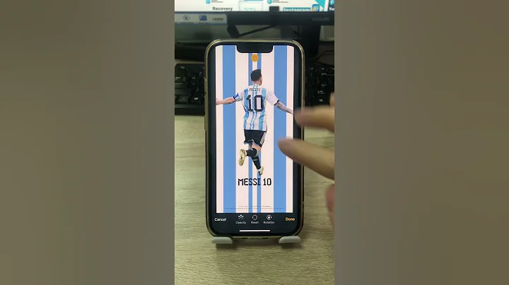 Overlay Images on iOS 16 (Without Any Apps)#shorts