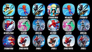Teleport Ninja, Web Master, Stickman Teleport Mater 3D, Stick Ninja, Mr Rope Attack, Slapstick... screenshot 5