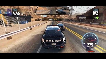 NFS No Limits interceptor mode - Day 1 Race 2, Porsche Cayenne Turbo GT