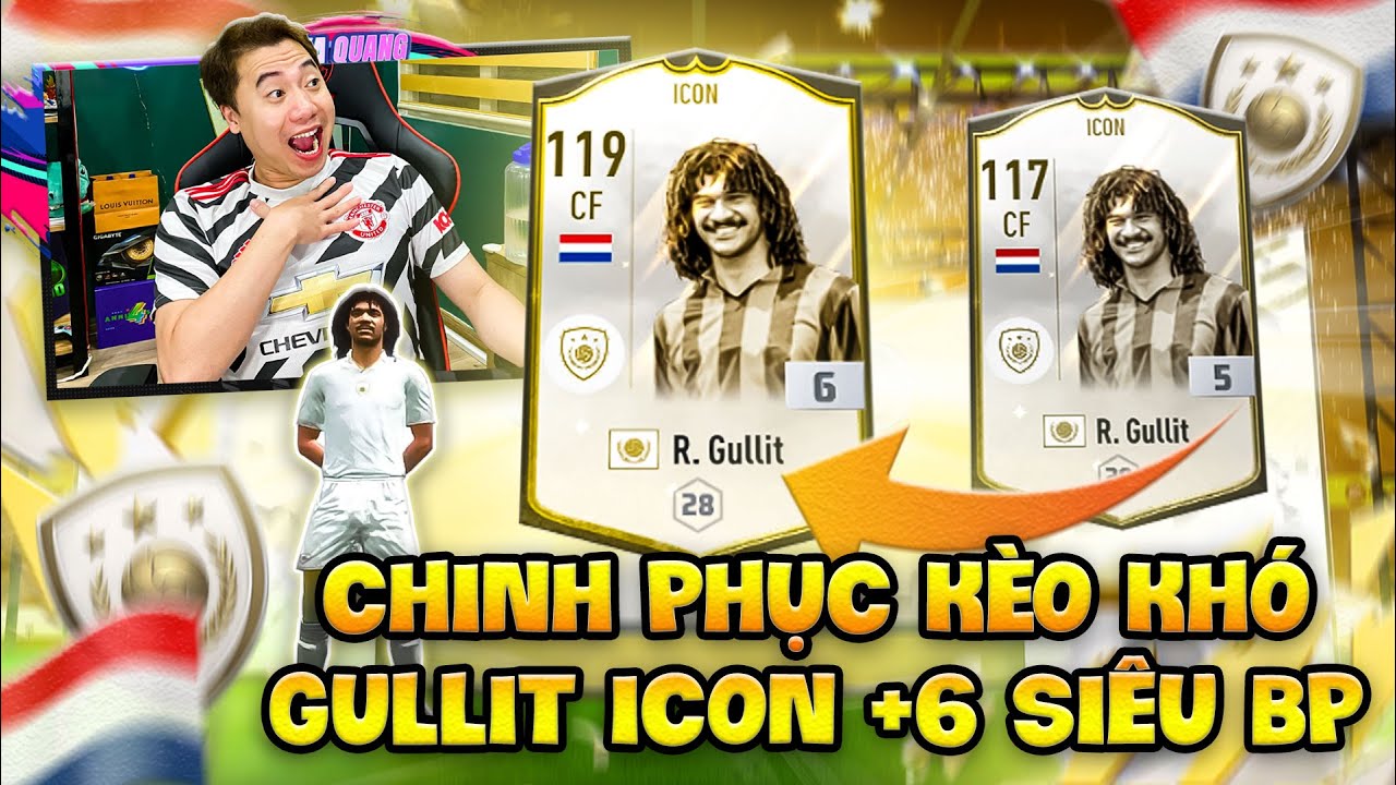 Vodka Quang | Chinh phục kèo cực khó Nedved,  Gullit ICON +6 siêu BP và cái kết? Đập thẻ FIFA4