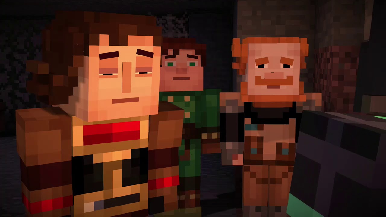 Minecraft story mode episode 4 Reuben is a children - YouTube