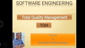 Total Quality Management: TQM; Software Engineering