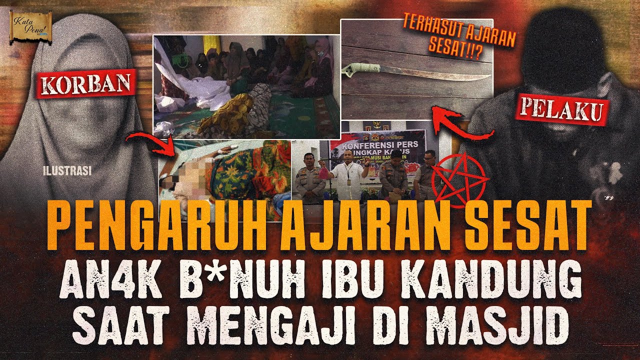 PULANG DARI PESANTREN MALAH B*NUH IBU KANDUNG SAAT TADARUSAN DI MASJID !