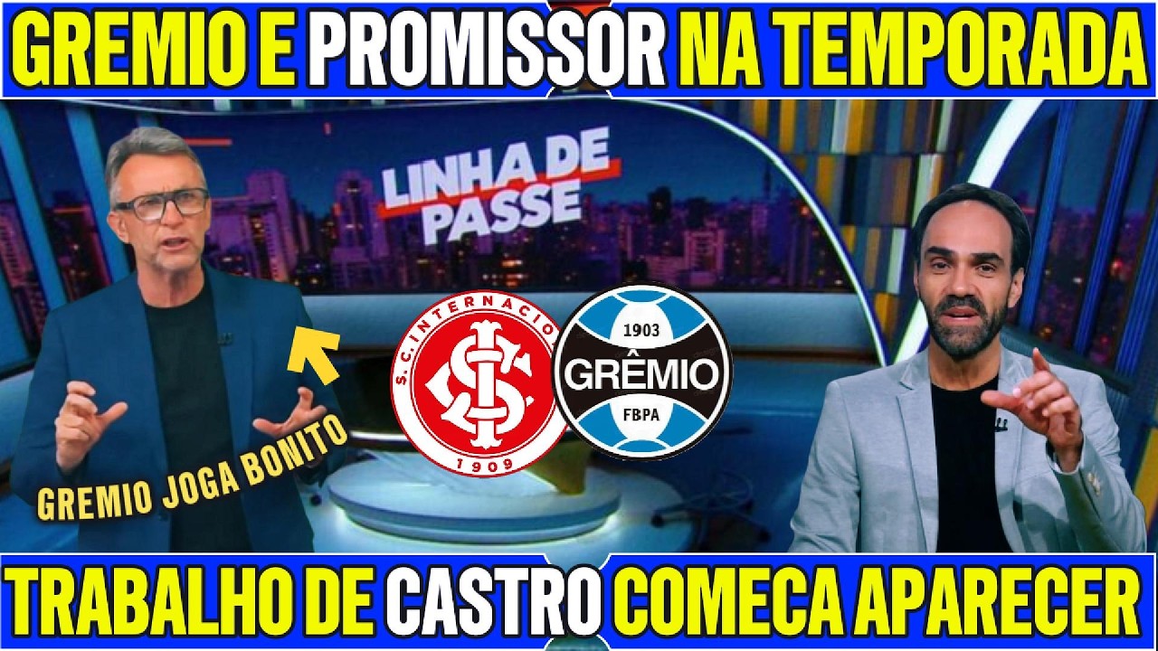 🔥 CRAQUE NETO RASGA ELOGIOS AO GRÊMIO! TRICOLOR CAMPEÃO E ASSUSTANDO