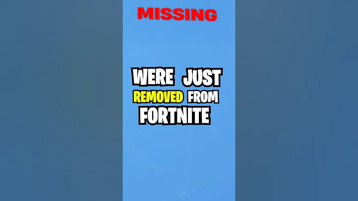 Fortnite Just REMOVED V-Bucks..