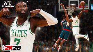 Jaylen Brown spielt Basketball in NBA 2K26 – Jetzt online spielen
