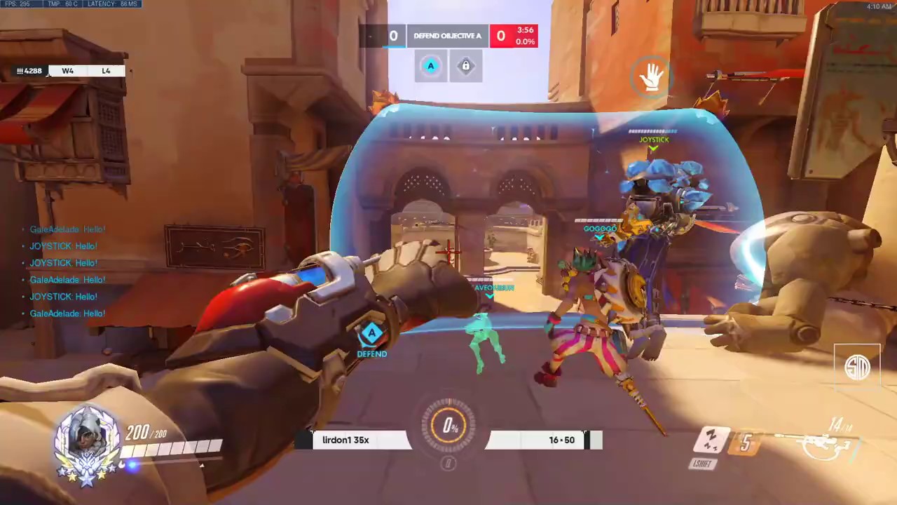 GALE TOP 102 ANA GAMEPLAY! [ OVERWATCH SEASON 22 TOP 500 ]