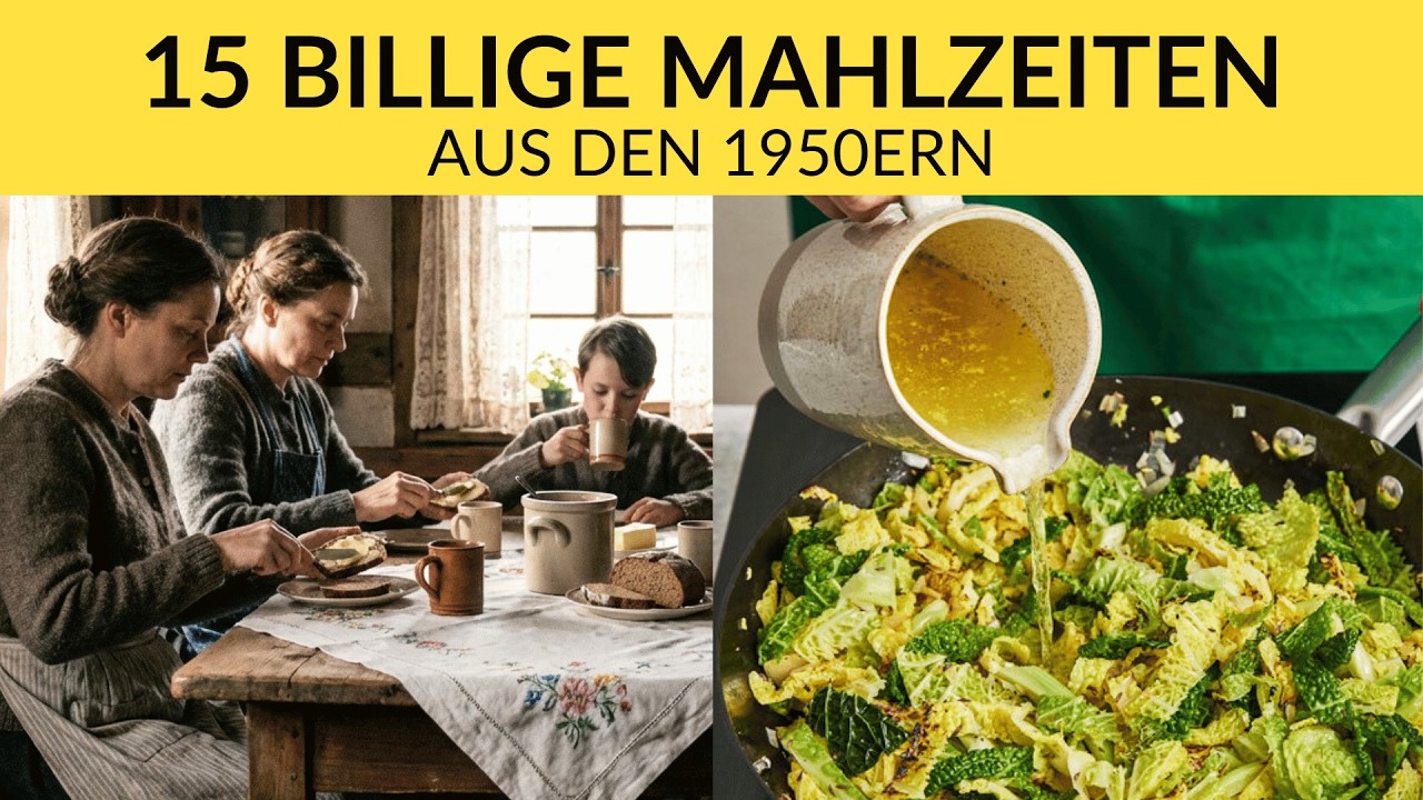 15 Billige Mahlzeiten Aus Den 1950ern, Die Satt Machten Und Fast Nichts Kosteten
