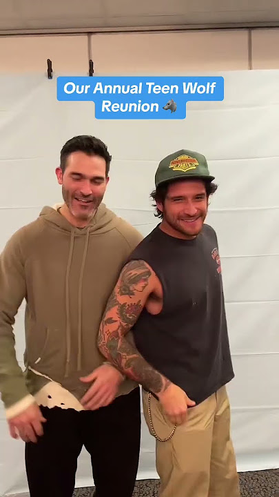 Derek and Scott Reunion | Tyler Hoechlin and Tyler Posey Teen Wolf Reunion Convention #teenwolf