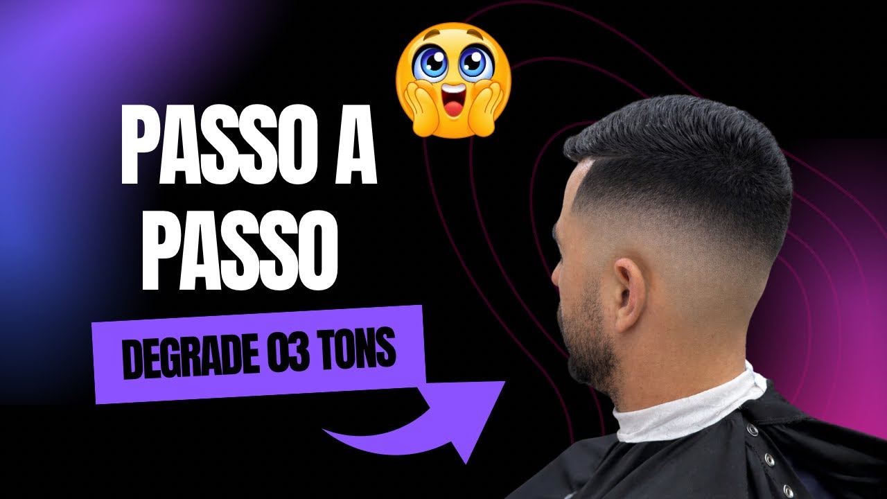 DEGRADÊ 3 TONS NA PRÁTICA | Técnica Profissional Passo a Passo (Fade Perfeito)