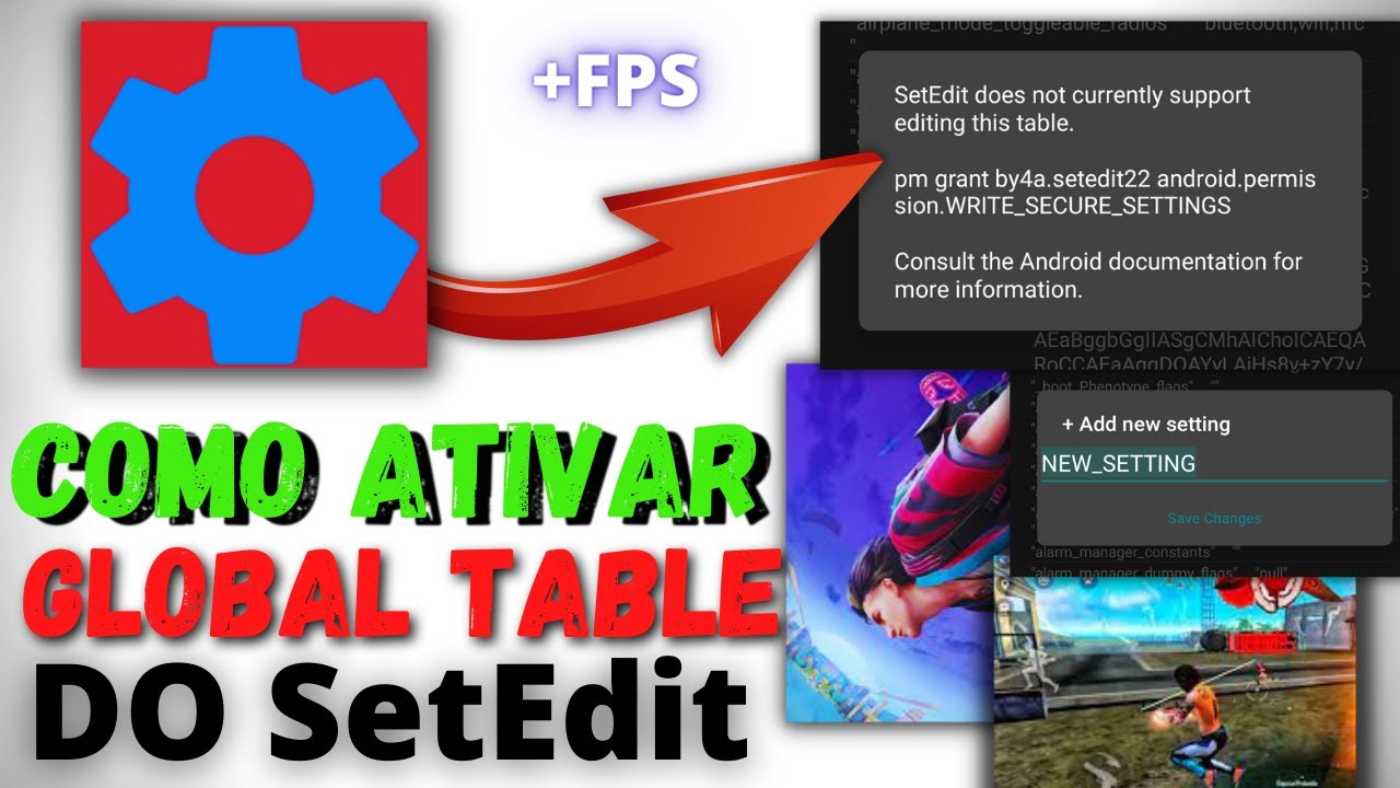 COMO ATIVAR GLOBAL TABLE NO SETEDIT | COMO ATIVAR GLOBAL NO SETEDIT ...