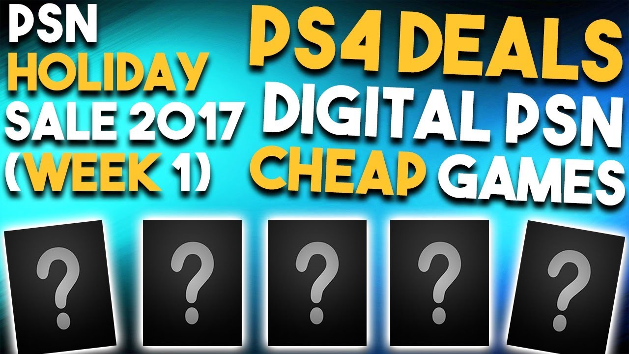 Underlegen Tahiti Indbildsk 10 GREAT PS4 DIGITAL PSN Sale Deals Available NOW! (Best Playstation 4  HOLIDAY SALE Deals Week 1) - YouTube