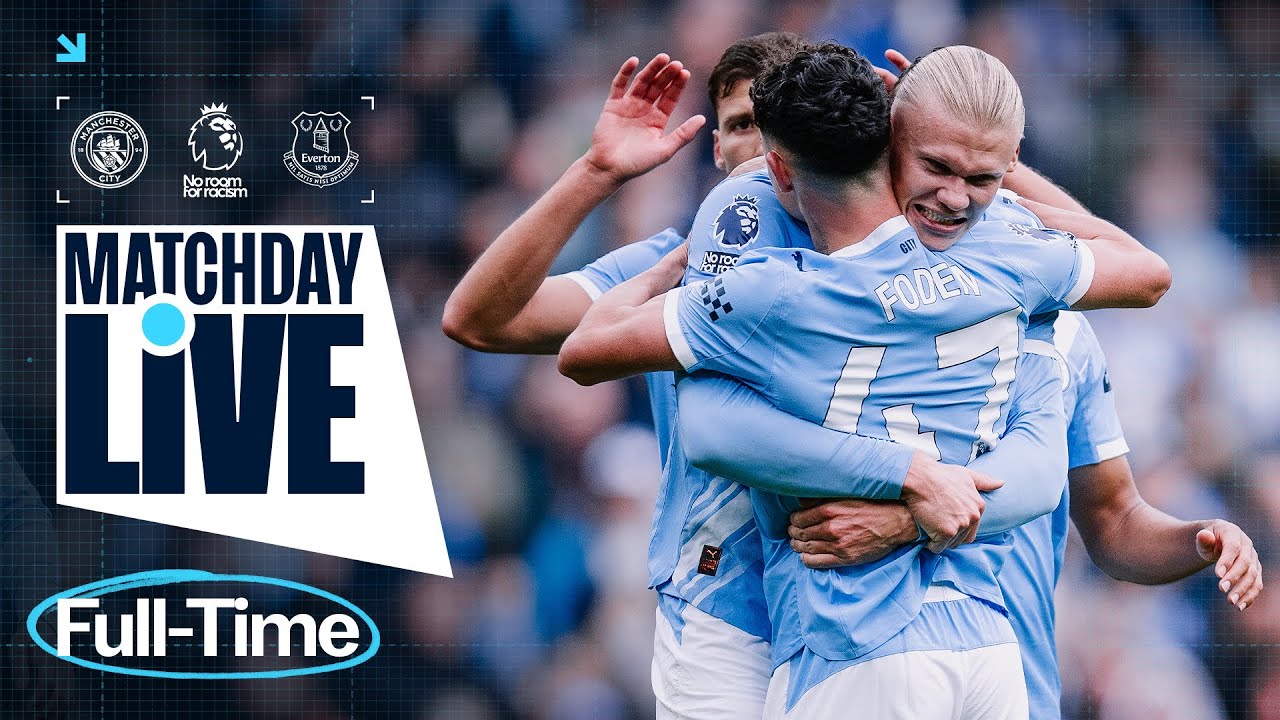 IT'S HAALAND, AGAIN! | Man City 2-0 Everton | Premier League