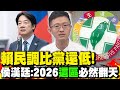 賴清德民調重挫