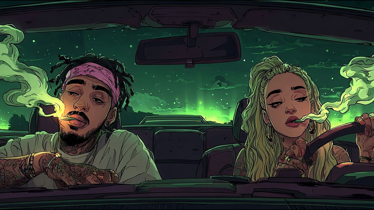 Bluesy Hip-Hop & Chill Rap Night Drive | Slow Kush Radio