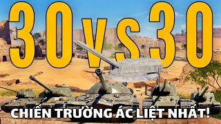 Chiến trường 30vs30 tại Mặt trận Bắc Phi | World of Tanks