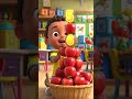 Baby Learns Counting Apples 1 to 10 🍎 | Kids Learning Video