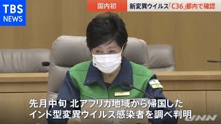 東京都内で新たな変異ウイルス「Ｃ３６」見つかる