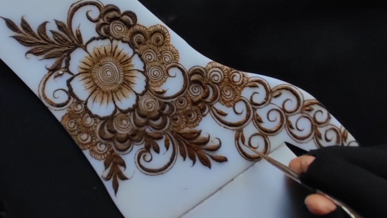 Very stylish Khafeef Bold Henna Design | Eid mehndi | Latest beautiful ...