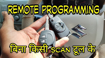 Maruti suzuki remote key programming