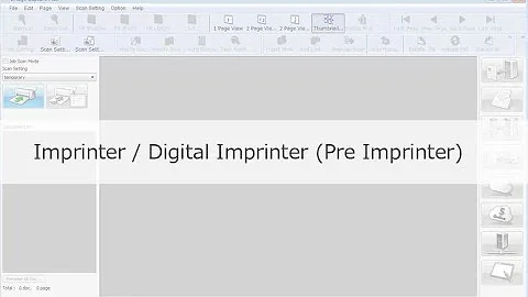 Panasonic "Image Capture Plus" Demo - Imprinter, Digital Imprinter (Pre Imprinter)