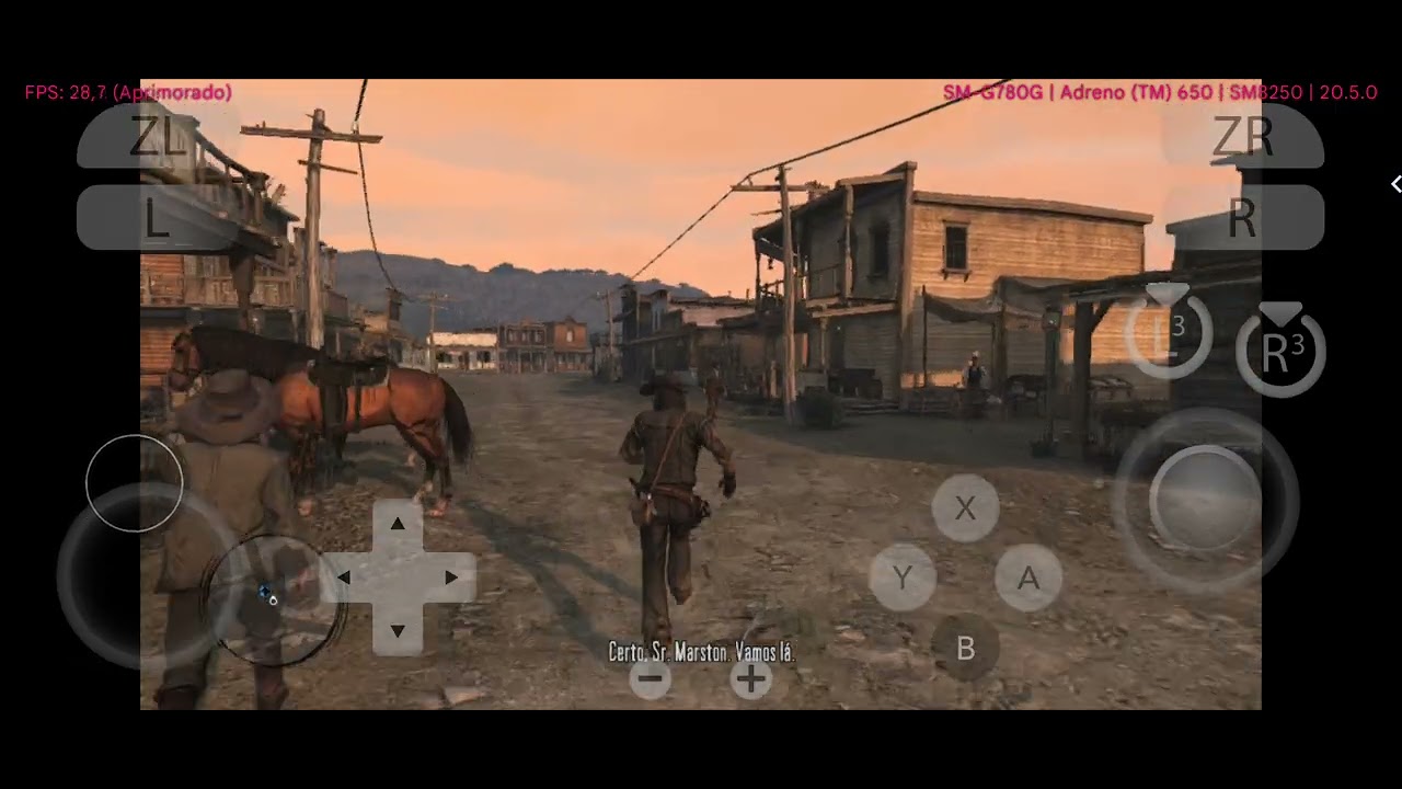 Red Dead Redemption 1 Teste Eden Emulador S20 Fe Snapdragon 865 - YouTube