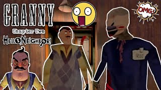 Granny Chapter Two Hello Neighbor Mod Full Gameplay screenshot 5