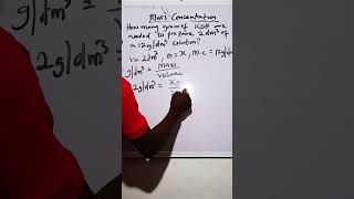 Before You Solve Mass Concentration… Watch This 👀#shortvideo #chemistry