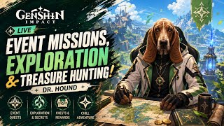Genshin Impact LIVE | Event Missions, Exploration & Treasure Hunting