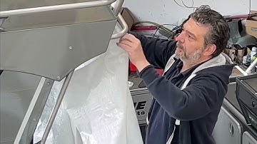 Boat Canvas Templating Project for Extreme Boats EU Aluminium Boat