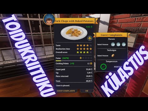 Cooking simulator PC Episode 2"Toidukriitiku külastus"